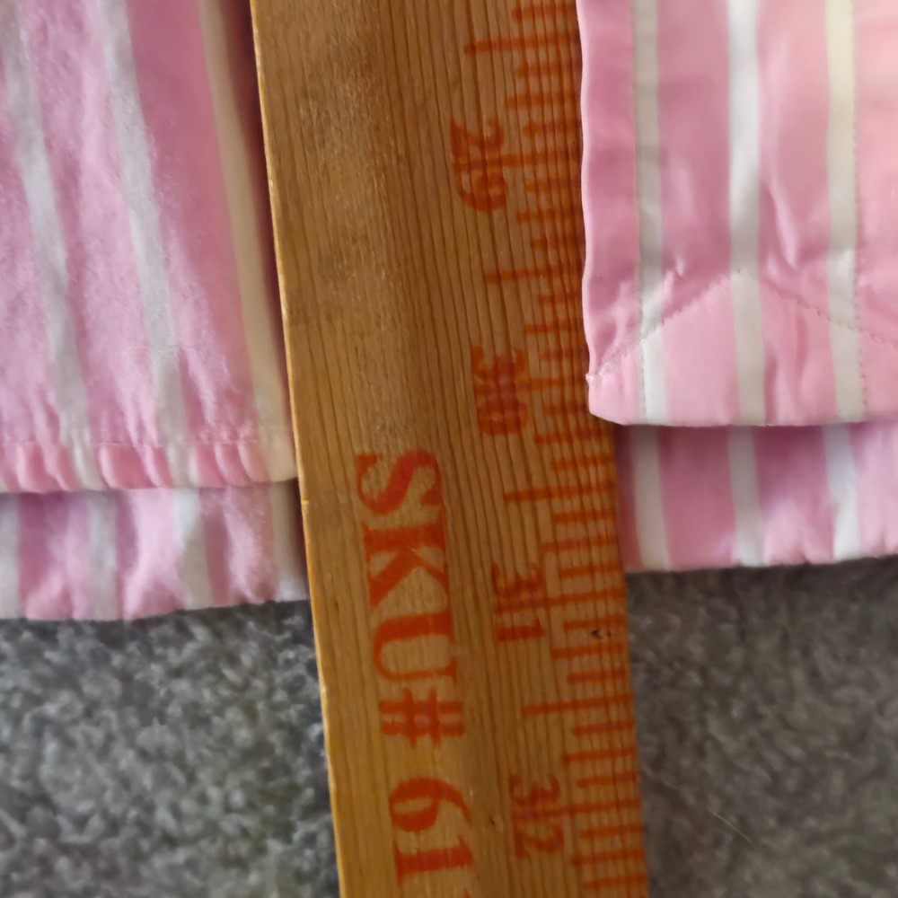 Ralph Lauren Button Down Shirt Men 17 XL Pink White Striped Classic Fit Cotton - Picture 5 of 6